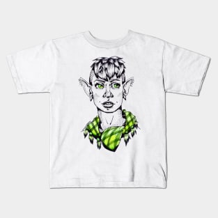 Modern Punk Elf Kids T-Shirt